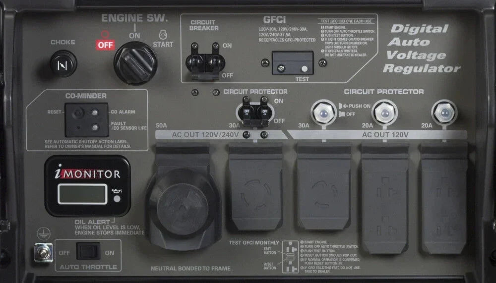 Honda EB10000 10000Watt Industrial Generator with CO-MINDER Sensor
