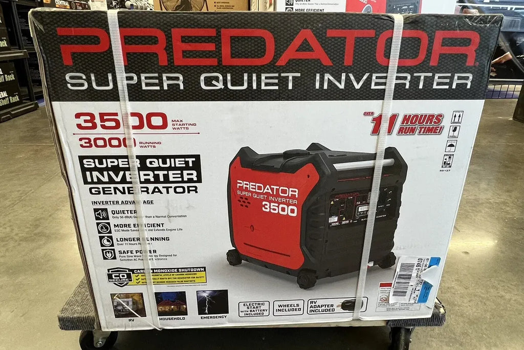 Predator. 3500 Watt Super Quiet Inverter Generator with CO SECURE™