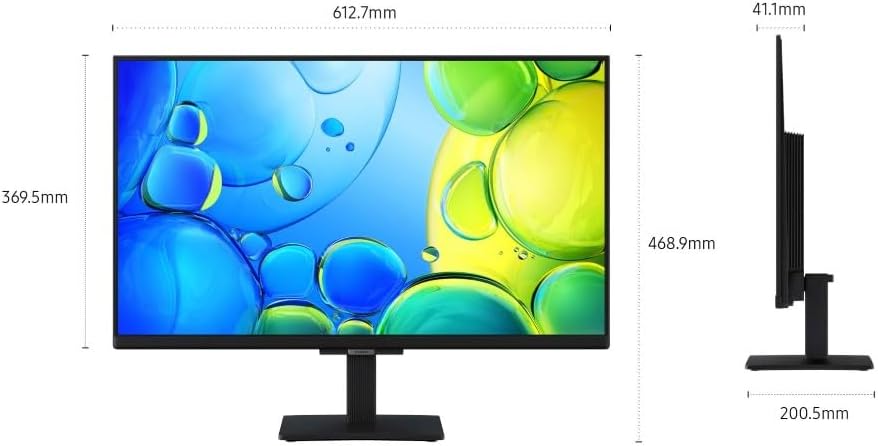 Full HD Smart TV 27'' UE27F6000FUXZT, Hyper Real Processor, HDR & Pur Color, Smart Experience, OTS Lite & Adaptive Sound, SlimLook Design, edizione speciale PACCHETTO INTRATTENIMENTO, 2025